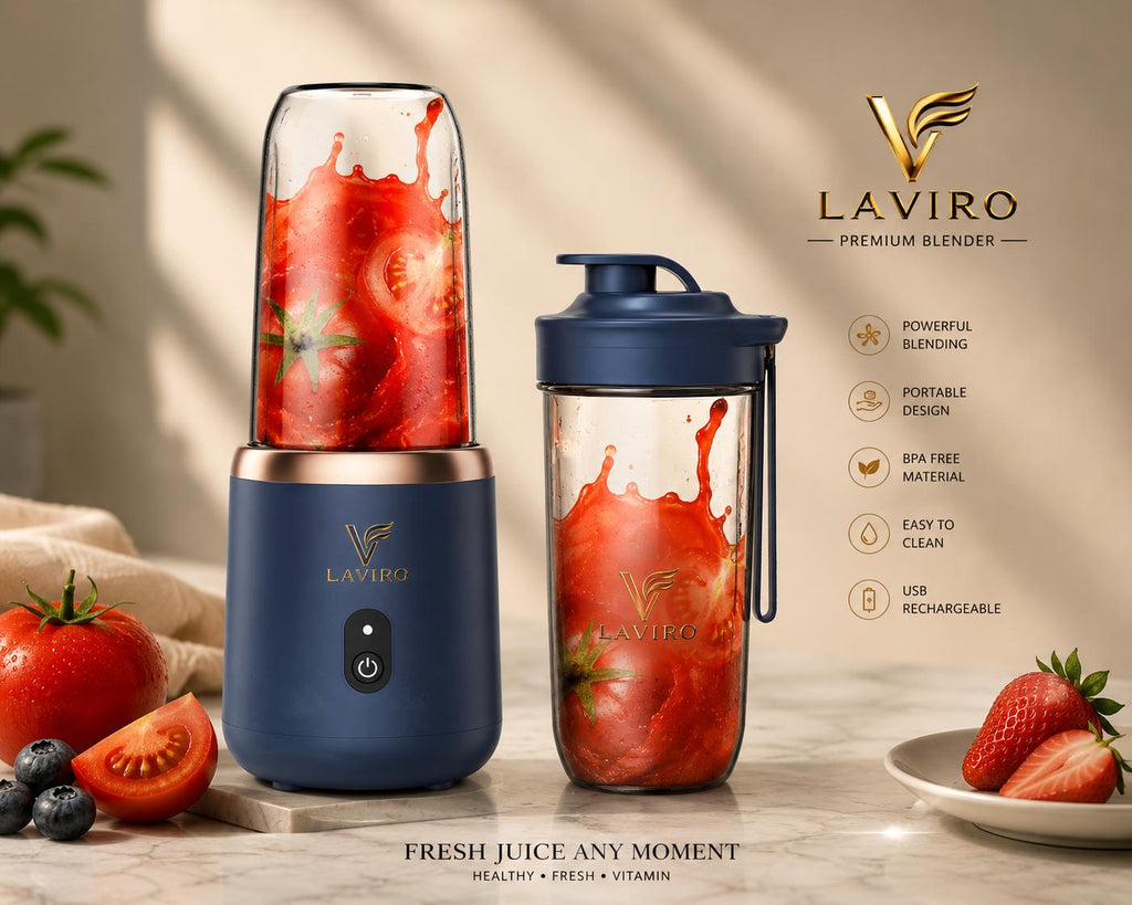 LAVIRO Portable 2in1 Blender and Juicer